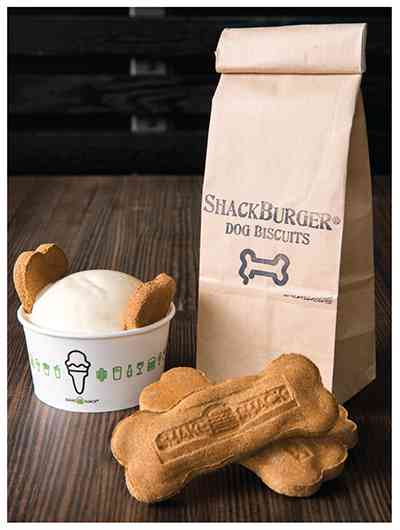 shake shack fastfood avec menu pour chiens