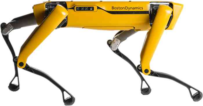 Spot le chien robot hight tech de la société américaine Boston Dynamics