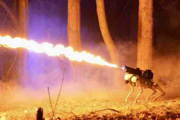 Thermonator le chien lance flamme